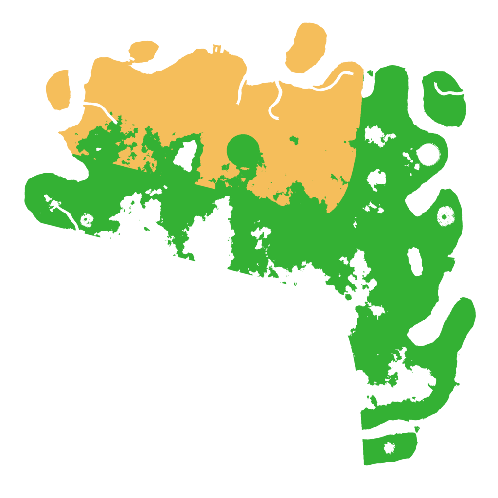 Biome Rust Map: Procedural Map, Size: 4000, Seed: 632011