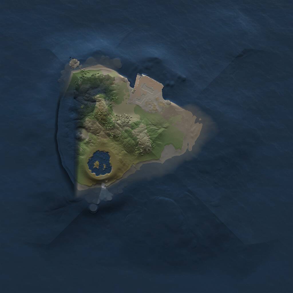 Rust Map: Procedural Map, Size: 1200, Seed: 6541, 1 Monuments