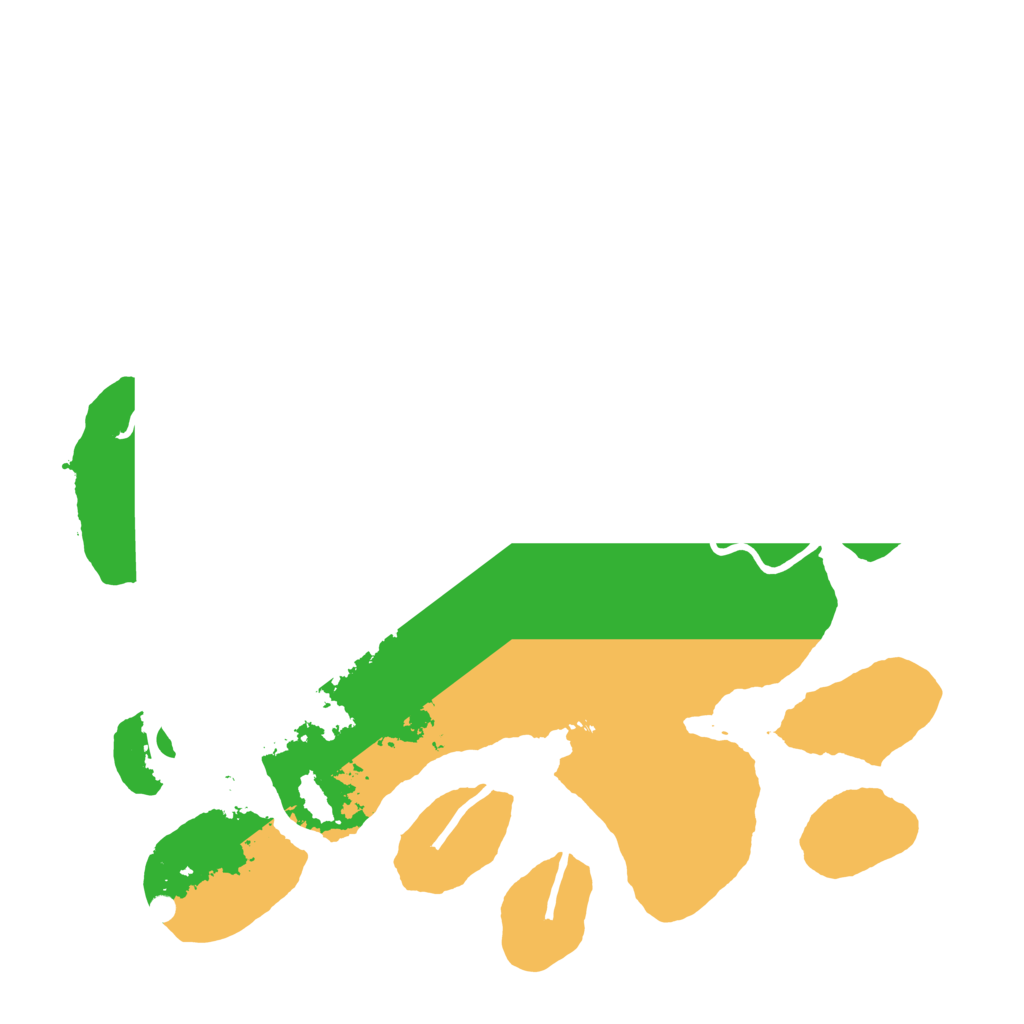 Biome Rust Map: Procedural Map, Size: 3550, Seed: 758412