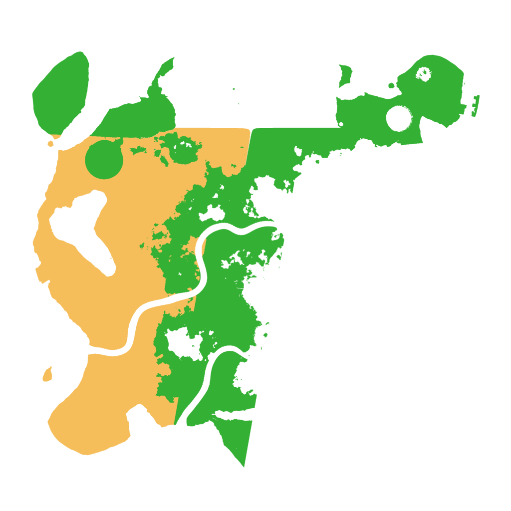 Biome Rust Map: Procedural Map, Size: 3550, Seed: 453362