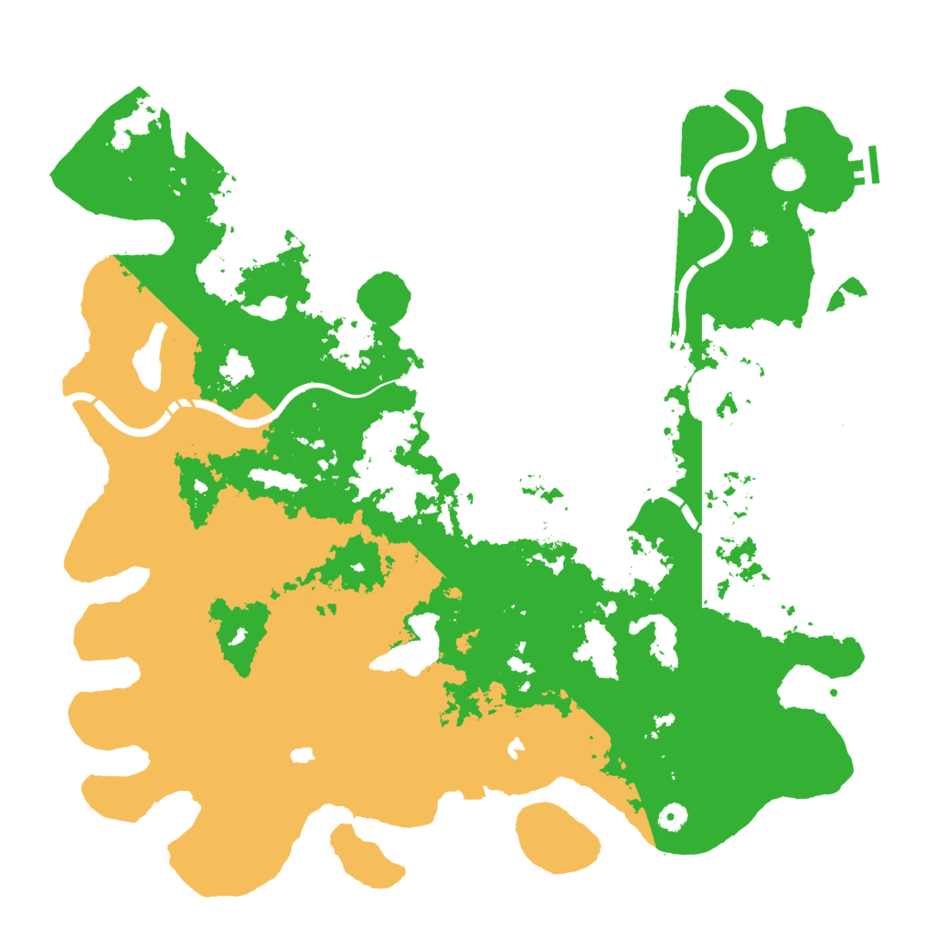 Biome Rust Map: Procedural Map, Size: 5000, Seed: 2420