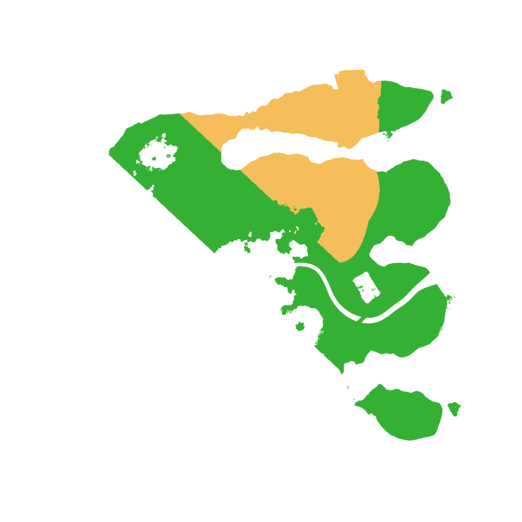 Biome Rust Map: Procedural Map, Size: 2000, Seed: 425