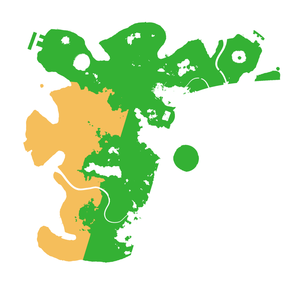 Biome Rust Map: Procedural Map, Size: 3300, Seed: 1337420