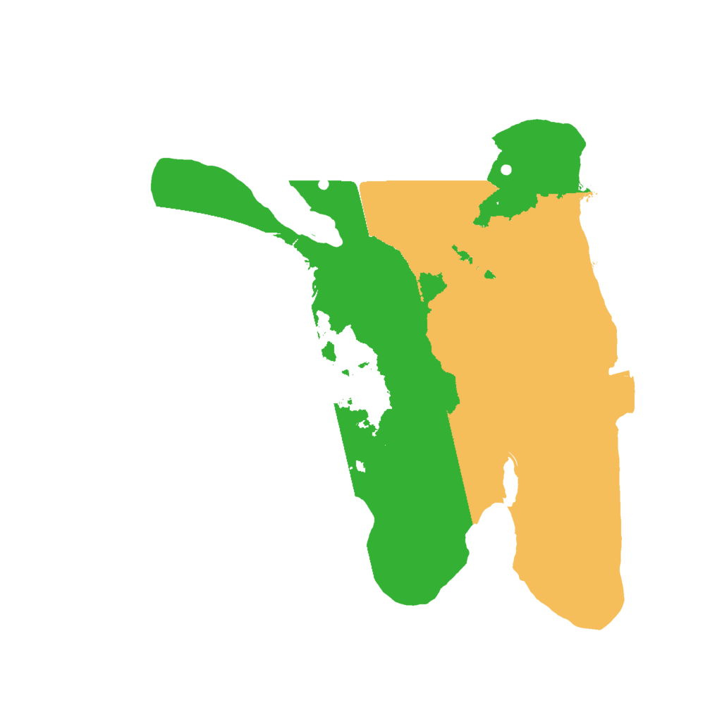 Biome Rust Map: Procedural Map, Size: 2000, Seed: 6124