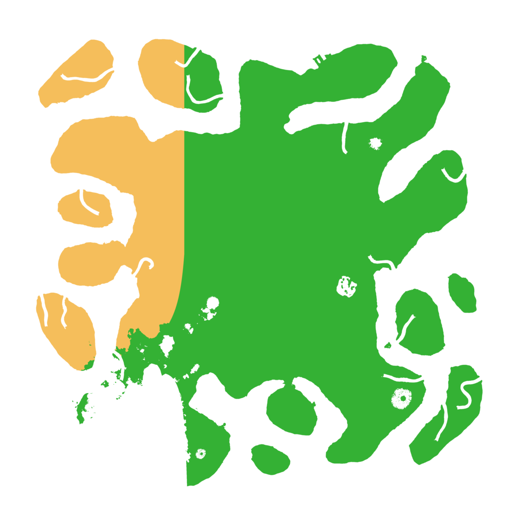 Biome Rust Map: Procedural Map, Size: 3800, Seed: 504922364