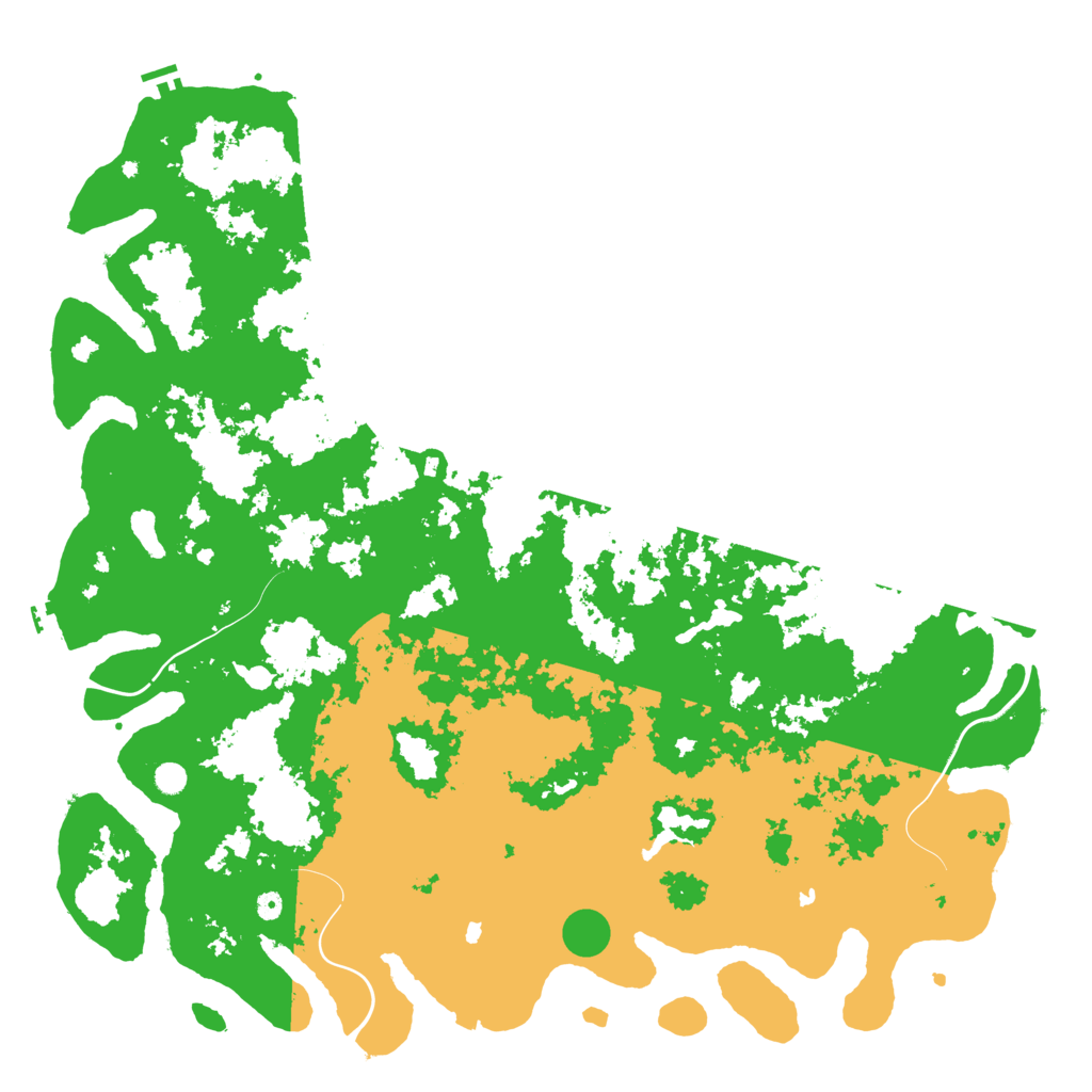 Biome Rust Map: Procedural Map, Size: 6000, Seed: 9532346