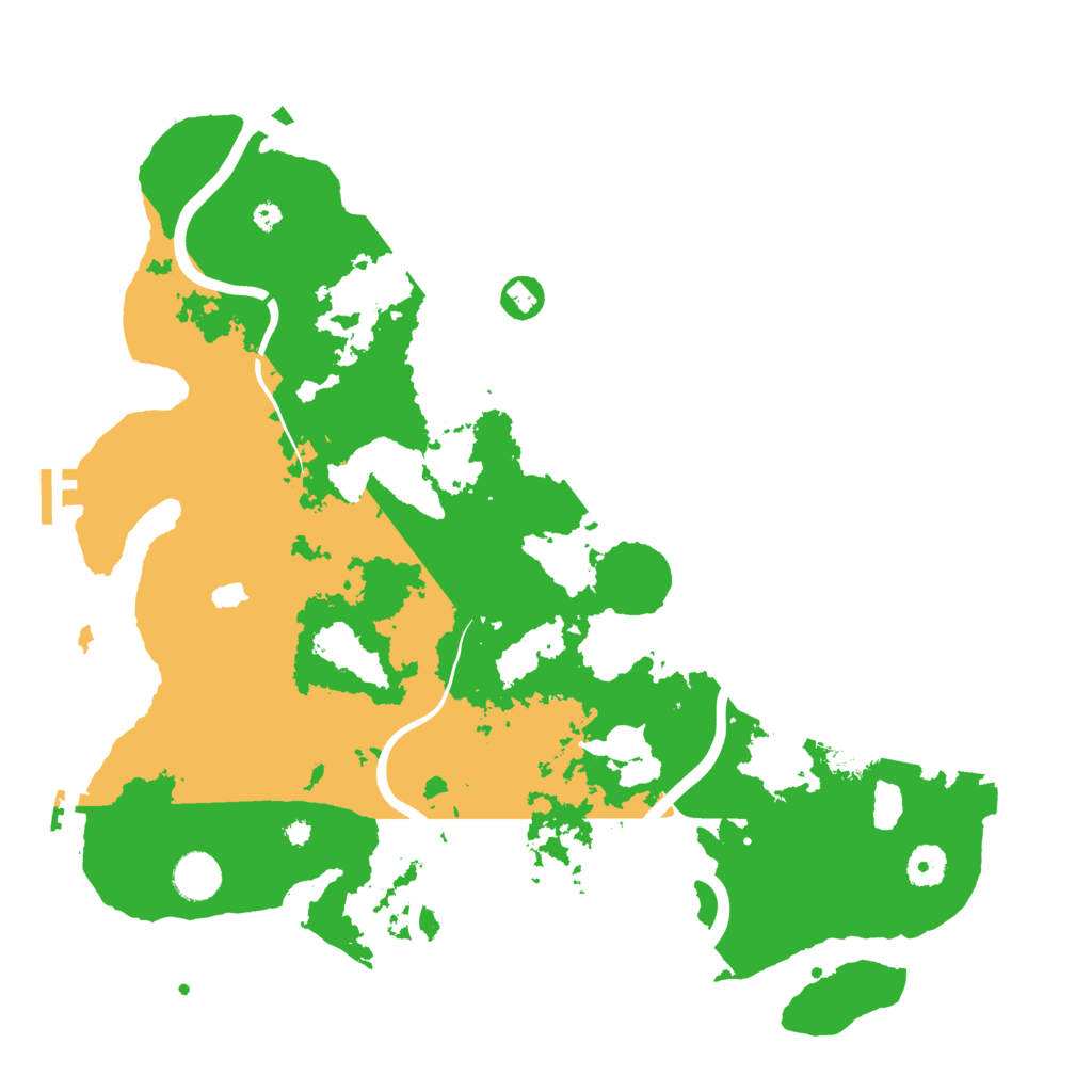 Biome Rust Map: Procedural Map, Size: 4000, Seed: 256122