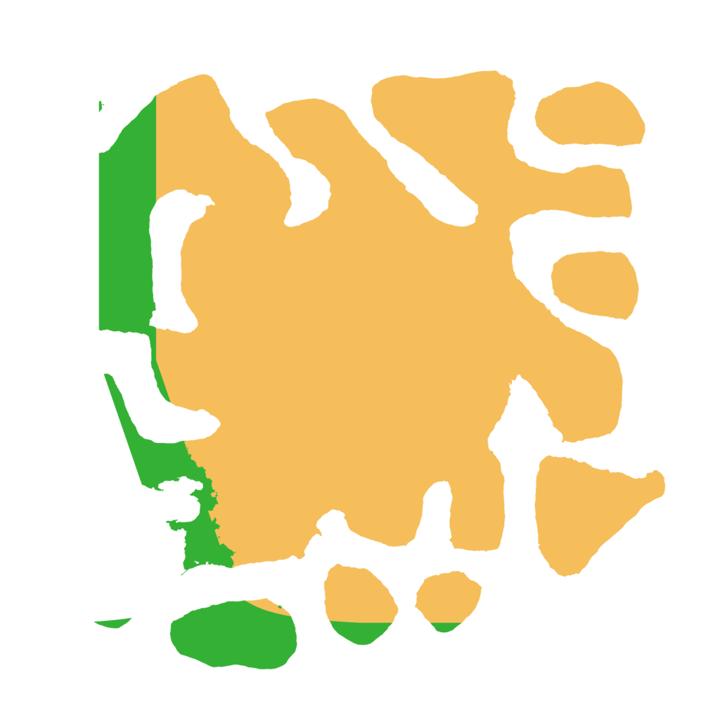 Biome Rust Map: Barren, Size: 3300, Seed: 2233545