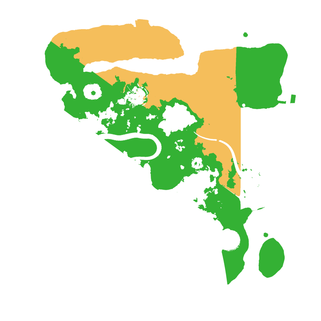 Biome Rust Map: Procedural Map, Size: 2800, Seed: 945614458