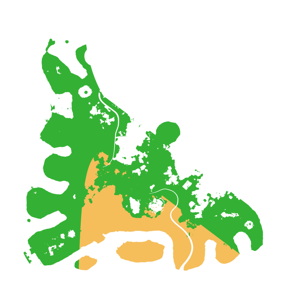 Biome Rust Map: Procedural Map, Size: 3550, Seed: 347888