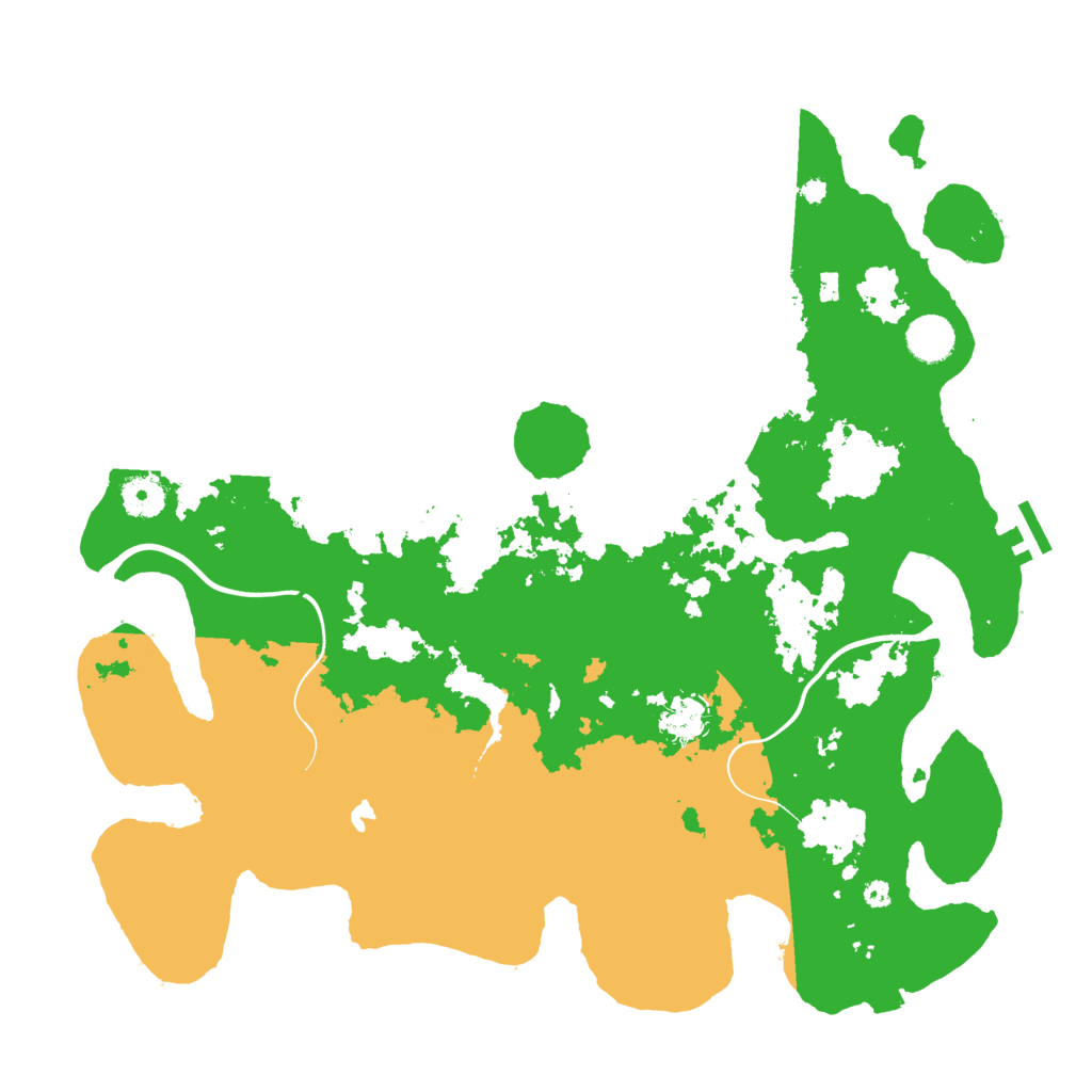 Biome Rust Map: Procedural Map, Size: 4000, Seed: 83809