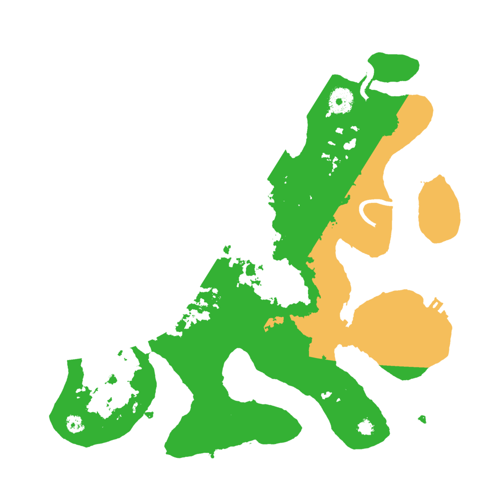 Biome Rust Map: Procedural Map, Size: 3000, Seed: 4075384