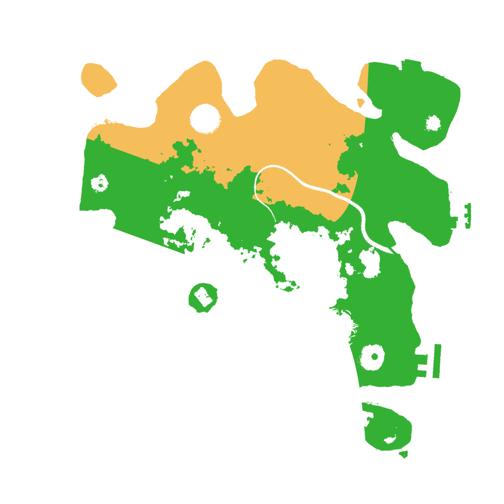 Biome Rust Map: Procedural Map, Size: 3000, Seed: 1212