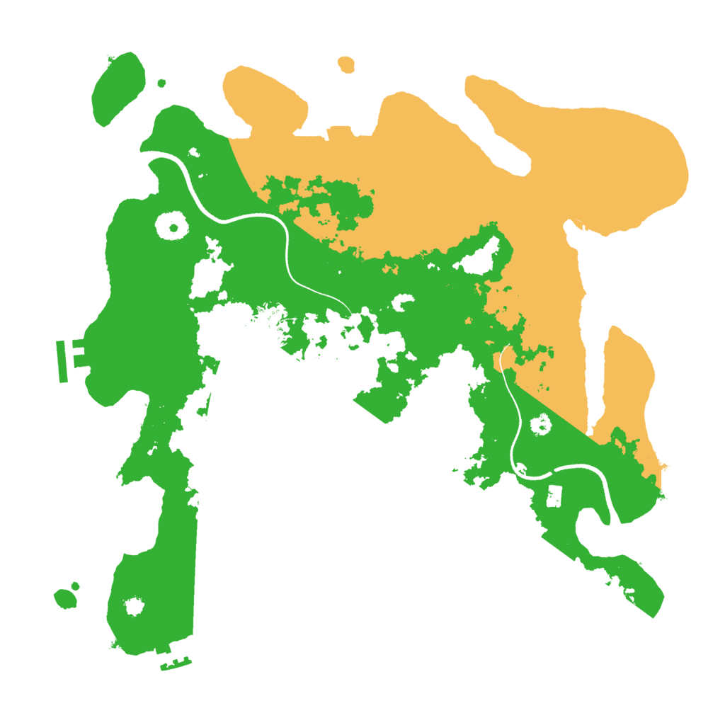 Biome Rust Map: Procedural Map, Size: 3500, Seed: 1912622138