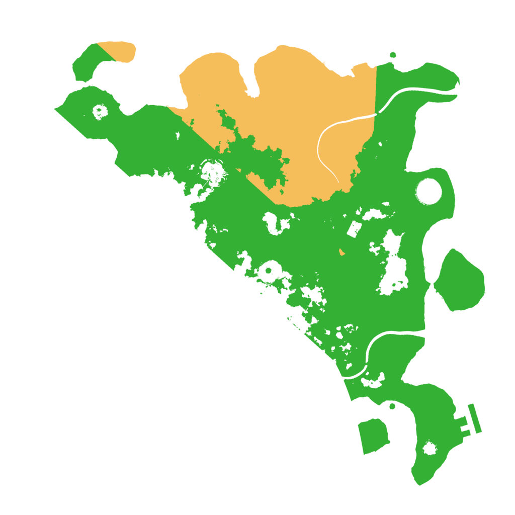 Biome Rust Map: Procedural Map, Size: 3500, Seed: 763414373