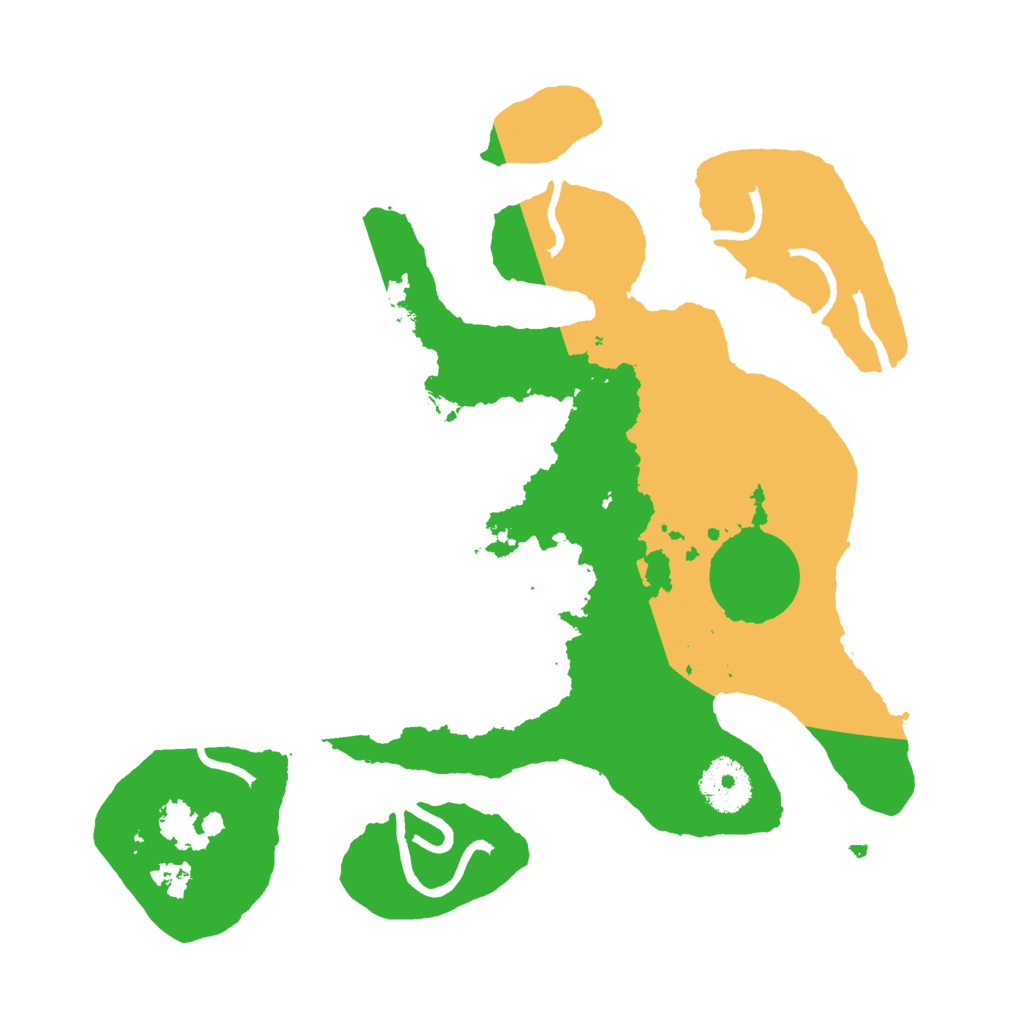 Biome Rust Map: Procedural Map, Size: 3000, Seed: 680633390