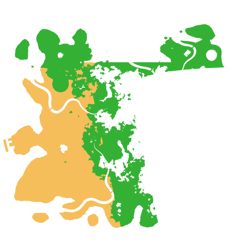 Biome Rust Map: Procedural Map, Size: 4000, Seed: 3273213