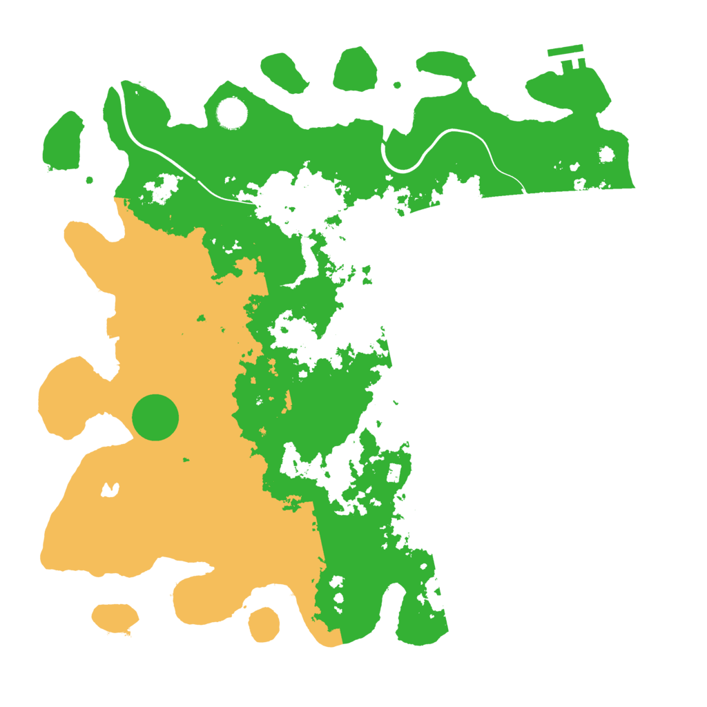 Biome Rust Map: Procedural Map, Size: 4000, Seed: 3273213