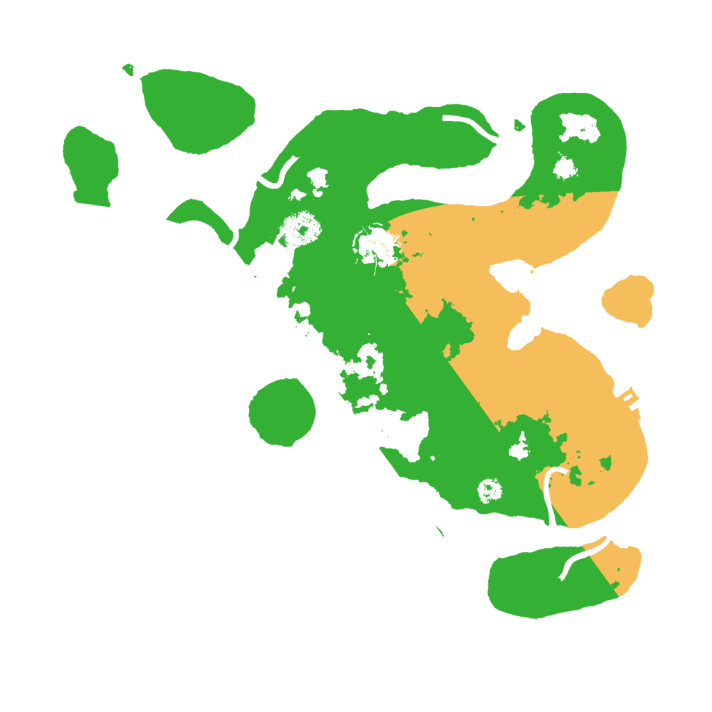 Biome Rust Map: Procedural Map, Size: 3000, Seed: 914817786