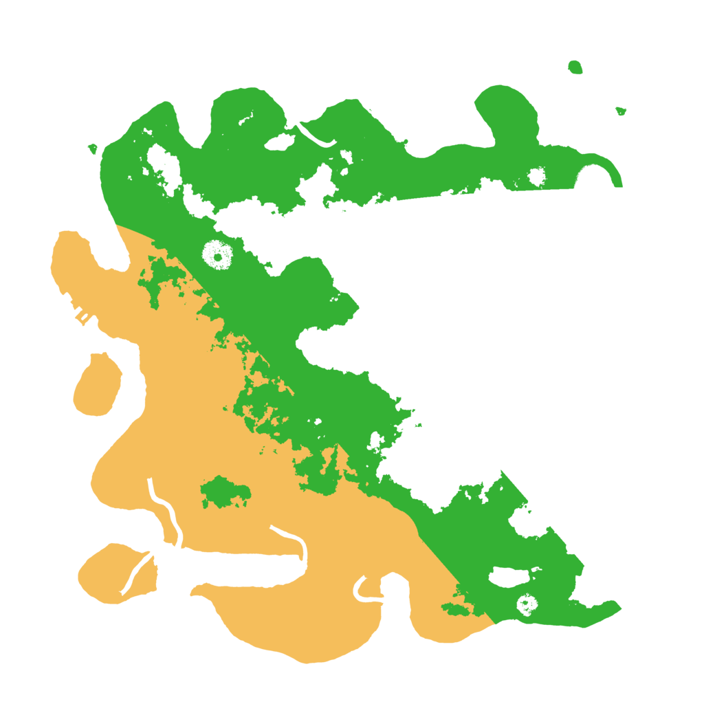 Biome Rust Map: Procedural Map, Size: 3550, Seed: 542116