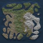 Thumbnail Rust Map: Procedural Map, Size: 4500, Seed: 74, 18 Monuments
