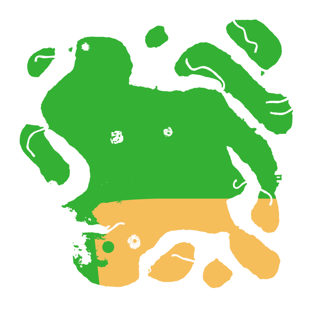 Biome Rust Map: Procedural Map, Size: 3500, Seed: 1009288287