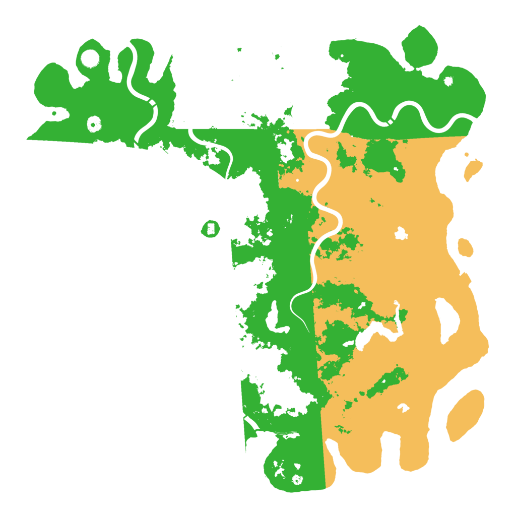 Biome Rust Map: Procedural Map, Size: 4988, Seed: 100