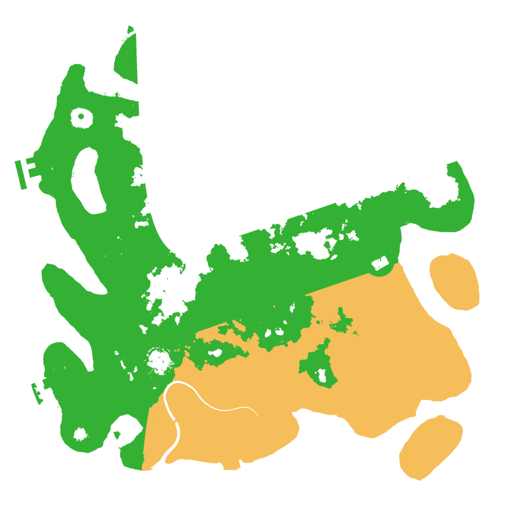 Biome Rust Map: Procedural Map, Size: 3550, Seed: 562622