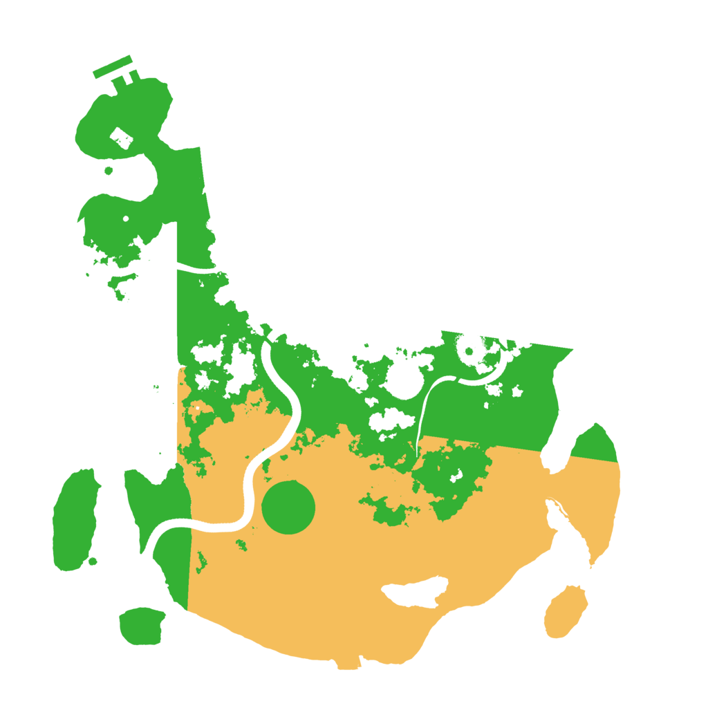 Biome Rust Map: Procedural Map, Size: 3500, Seed: 767940442