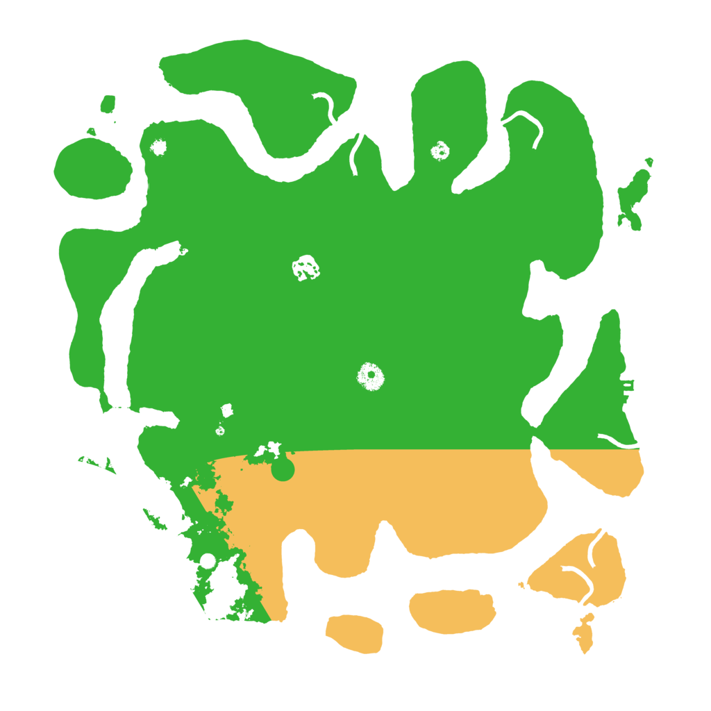 Biome Rust Map: Procedural Map, Size: 4000, Seed: 125446