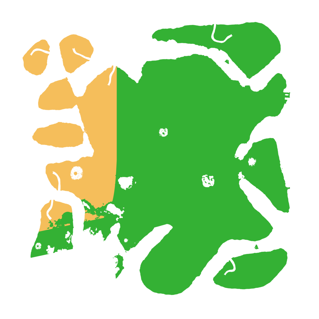 Biome Rust Map: Procedural Map, Size: 3700, Seed: 2044807070