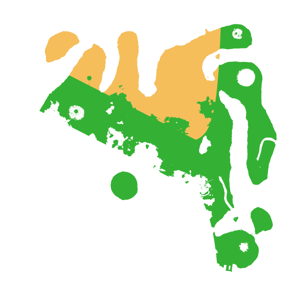 Biome Rust Map: Procedural Map, Size: 3000, Seed: 19970228