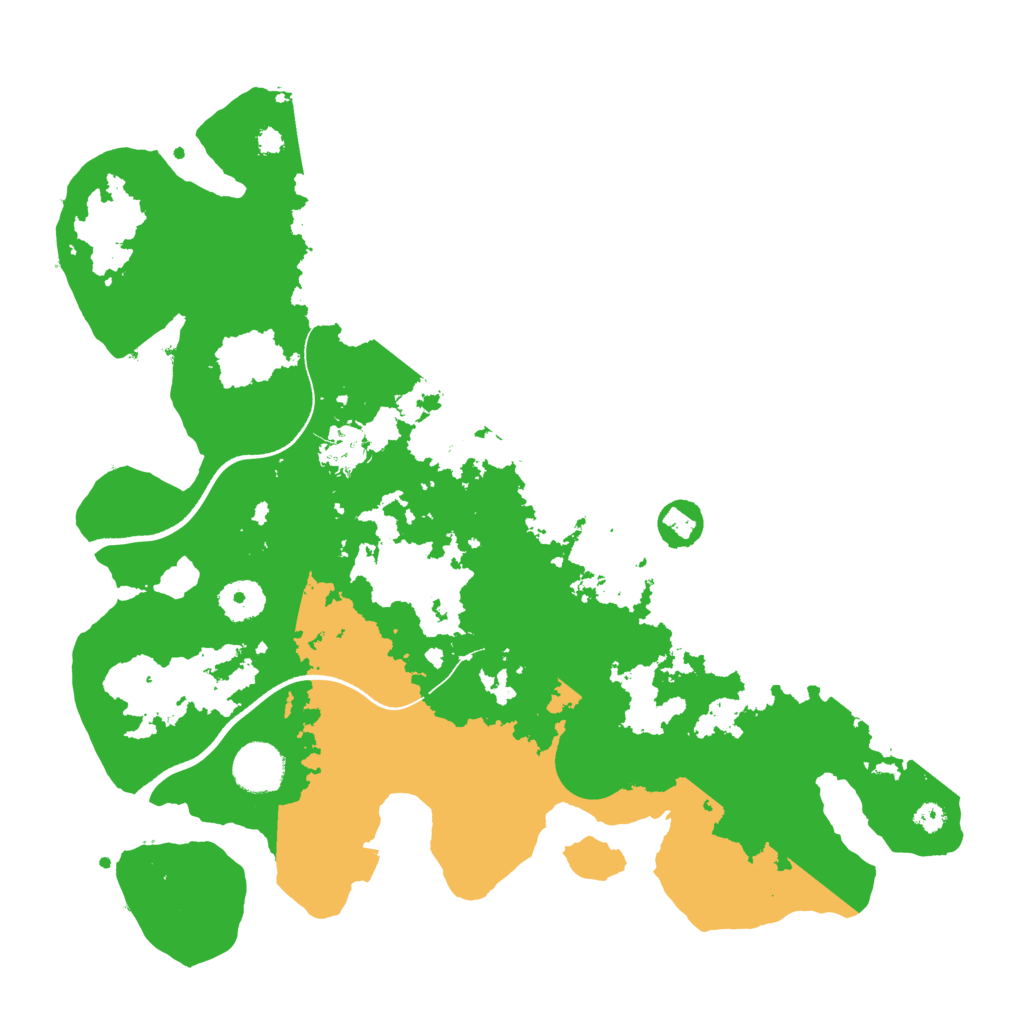 Biome Rust Map: Procedural Map, Size: 3550, Seed: 132800