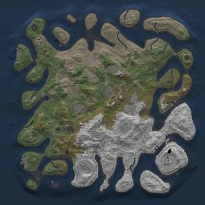 Thumbnail Rust Map: Procedural Map, Size: 4500, Seed: 9, 19 Monuments