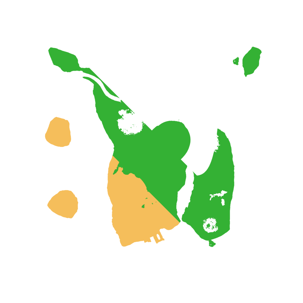 Biome Rust Map: Procedural Map, Size: 2100, Seed: 74828414