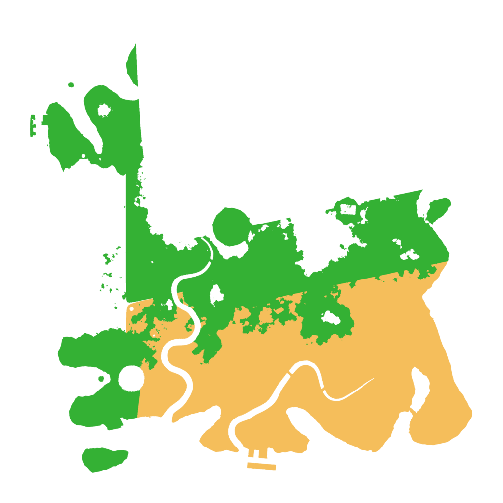 Biome Rust Map: Procedural Map, Size: 3550, Seed: 247040