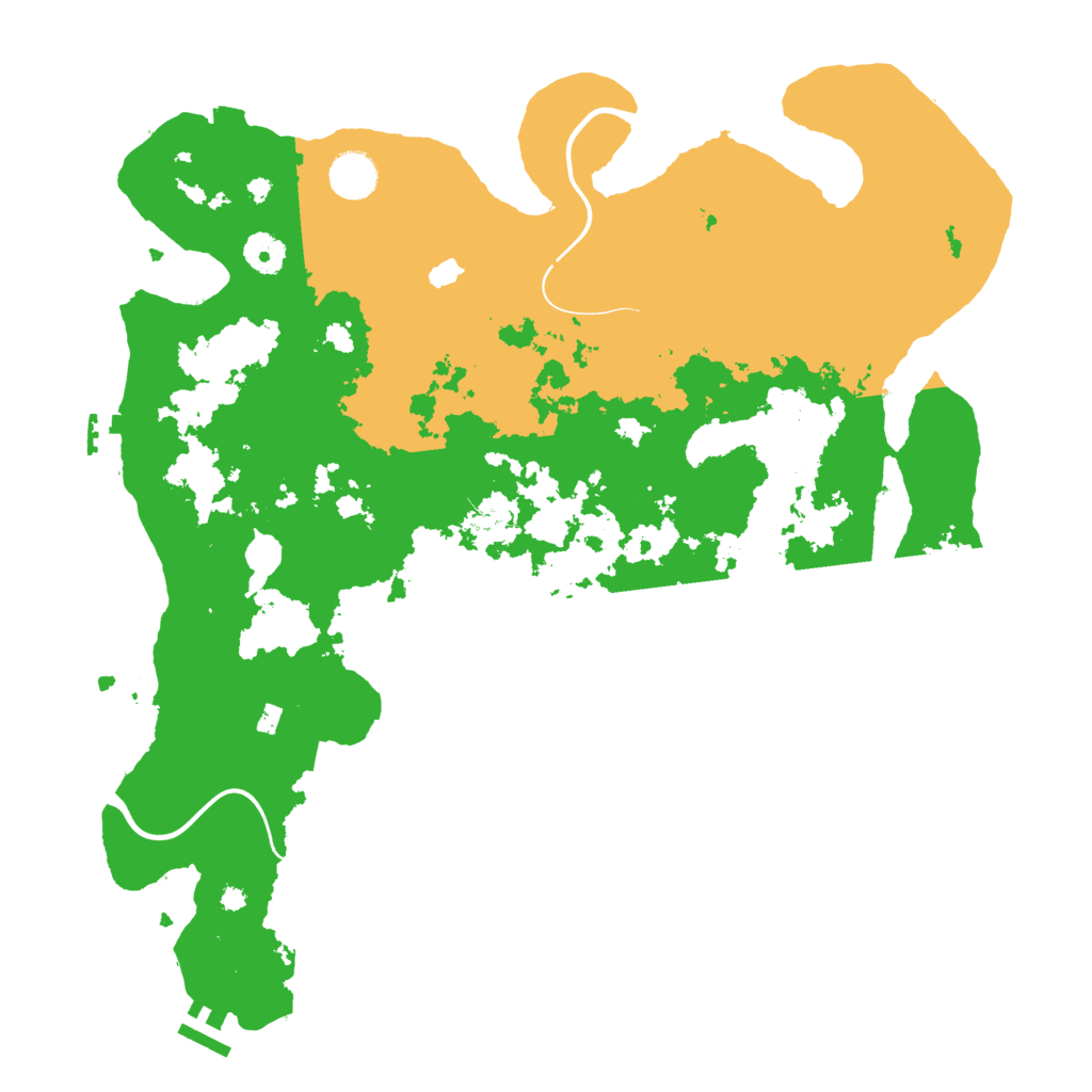 Biome Rust Map: Procedural Map, Size: 4000, Seed: 446607805