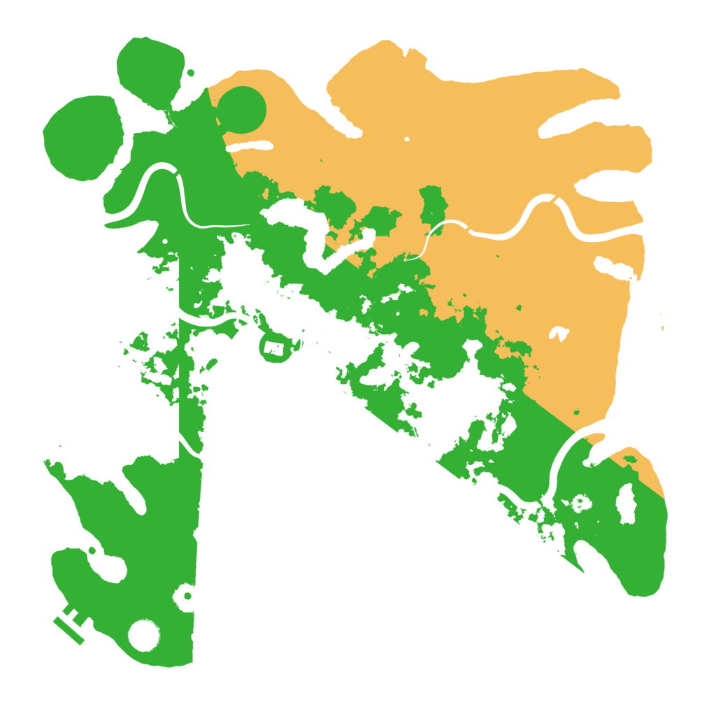 Biome Rust Map: Procedural Map, Size: 4000, Seed: 696969420