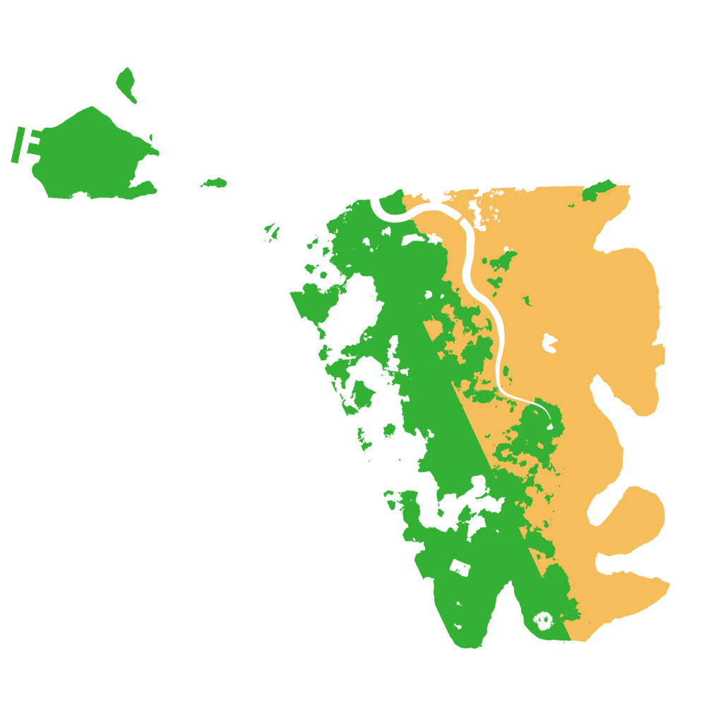 Biome Rust Map: Procedural Map, Size: 4000, Seed: 261421