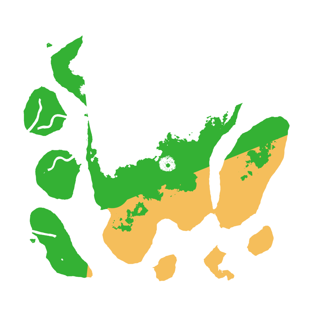 Biome Rust Map: Procedural Map, Size: 3000, Seed: 300024