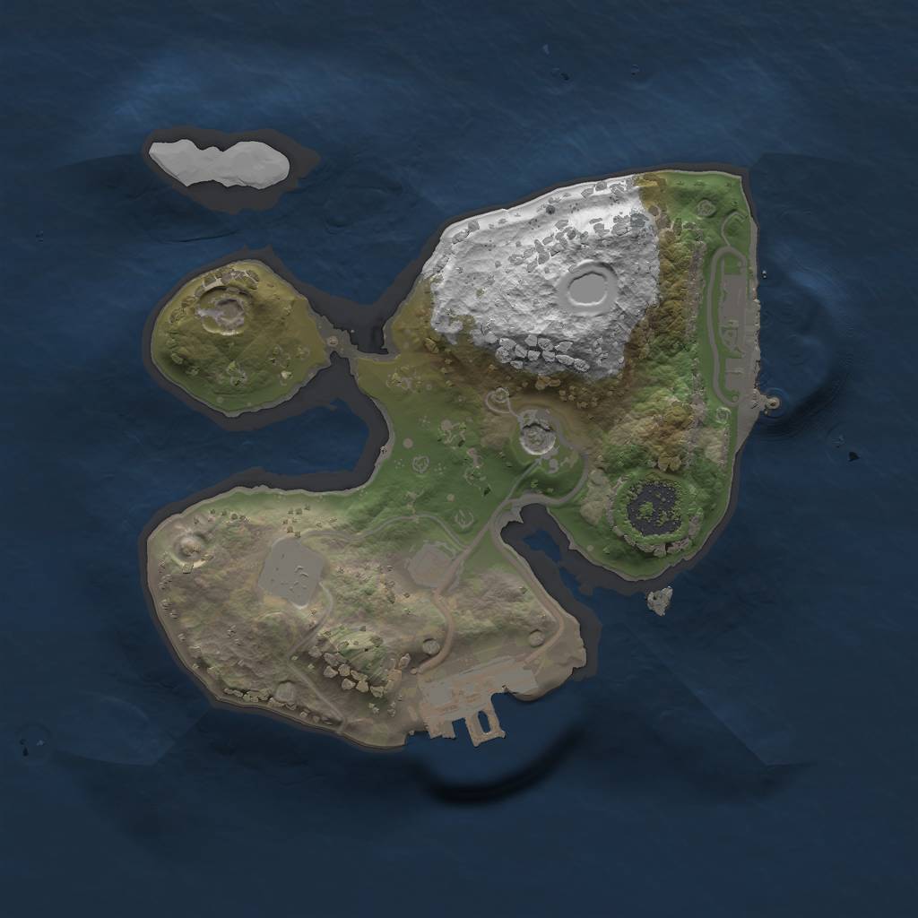 Rust Map: Procedural Map, Size: 1700, Seed: 95970100, 8 Monuments