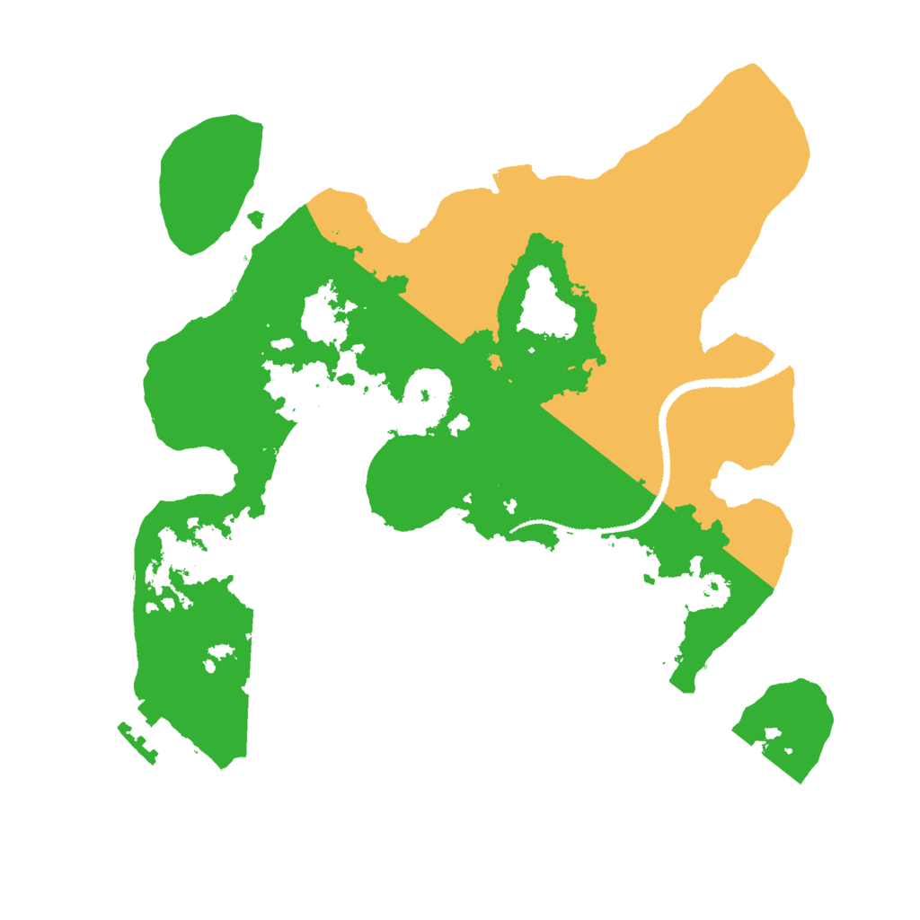 Biome Rust Map: Procedural Map, Size: 2700, Seed: 73