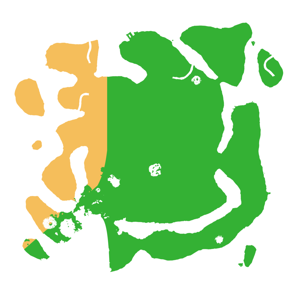 Biome Rust Map: Procedural Map, Size: 3500, Seed: 1735