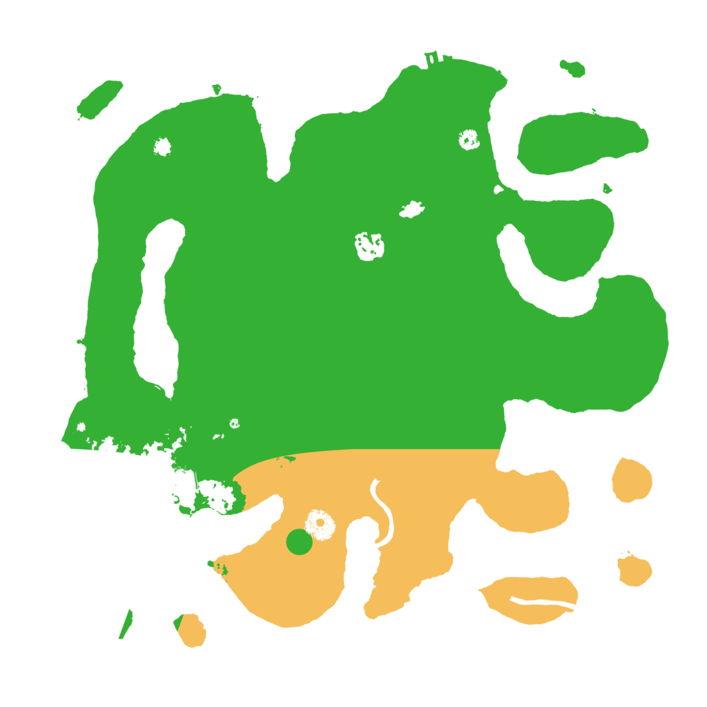 Biome Rust Map: Procedural Map, Size: 3550, Seed: 898402