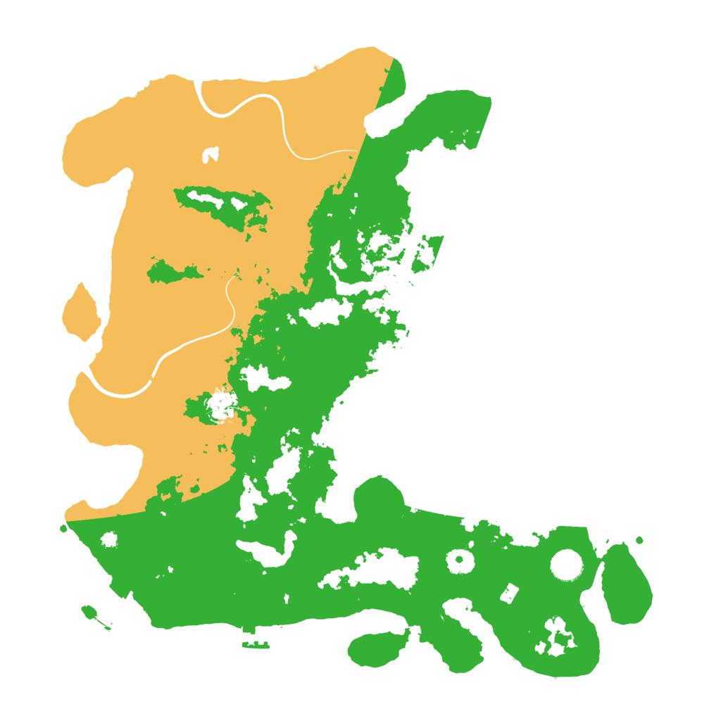 Biome Rust Map: Procedural Map, Size: 4000, Seed: 696638
