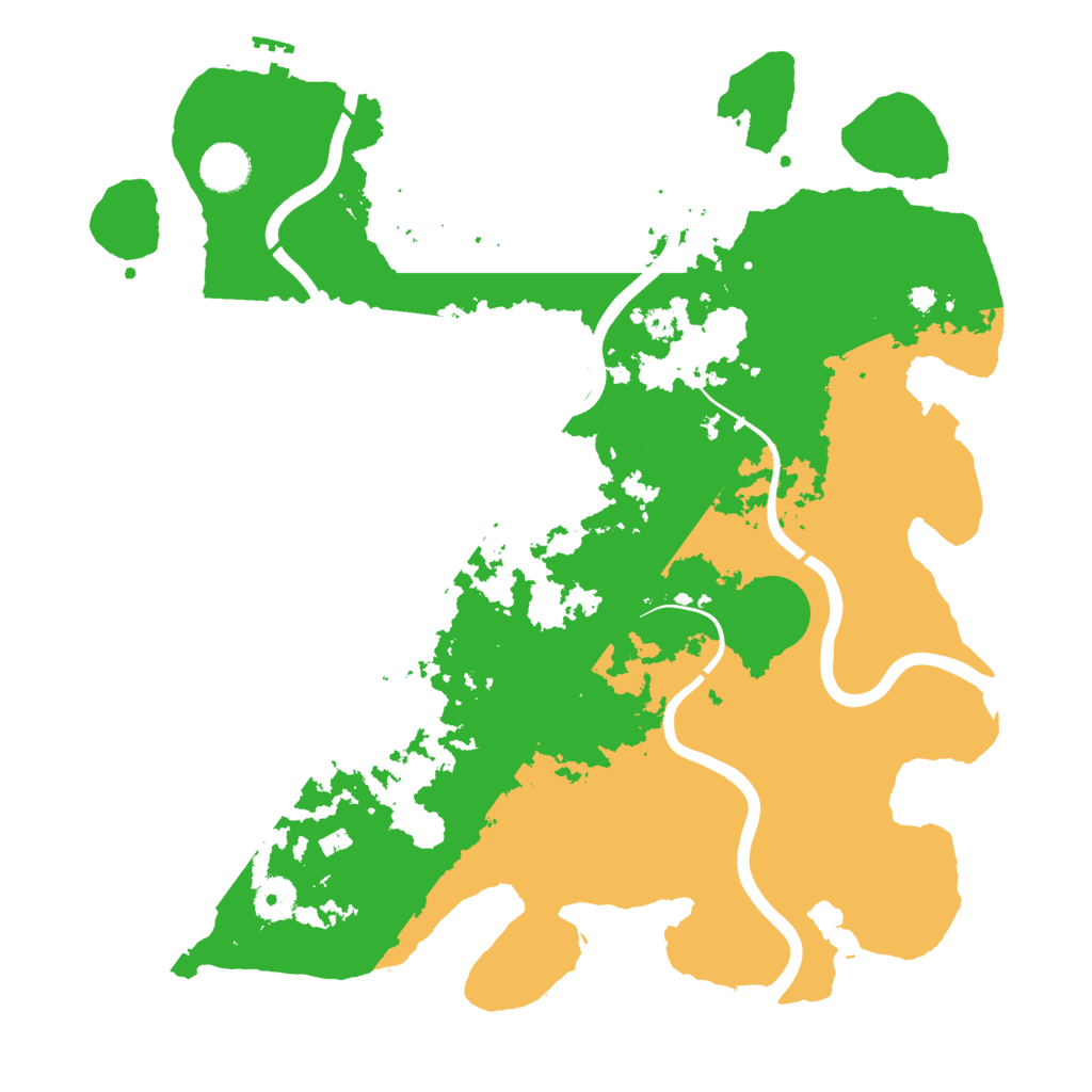Biome Rust Map: Procedural Map, Size: 3850, Seed: 237253141