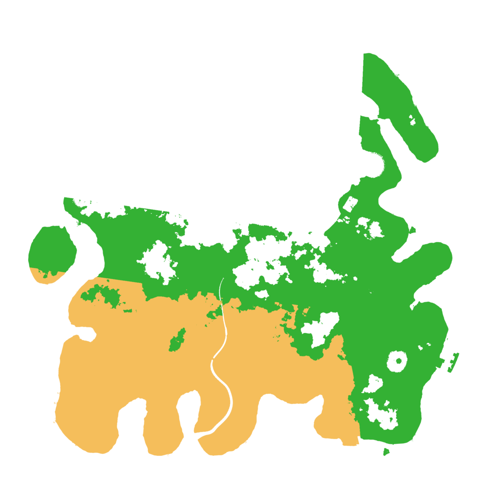 Biome Rust Map: Procedural Map, Size: 3550, Seed: 372030