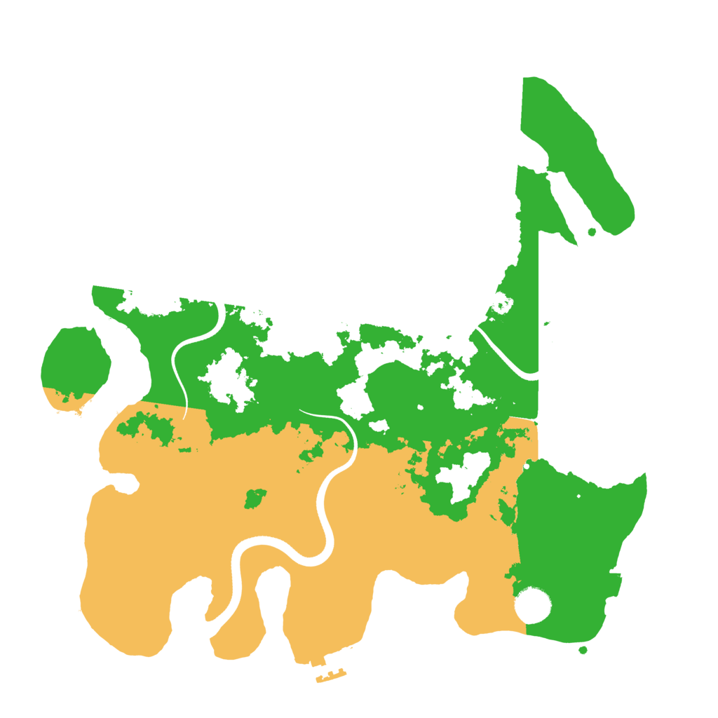 Biome Rust Map: Procedural Map, Size: 3550, Seed: 372030