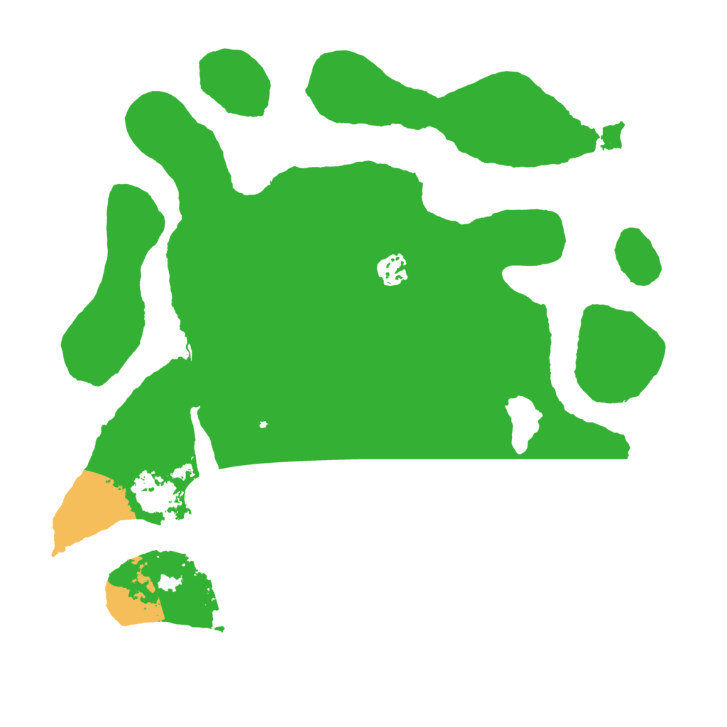 Biome Rust Map: Barren, Size: 3500, Seed: 132020067