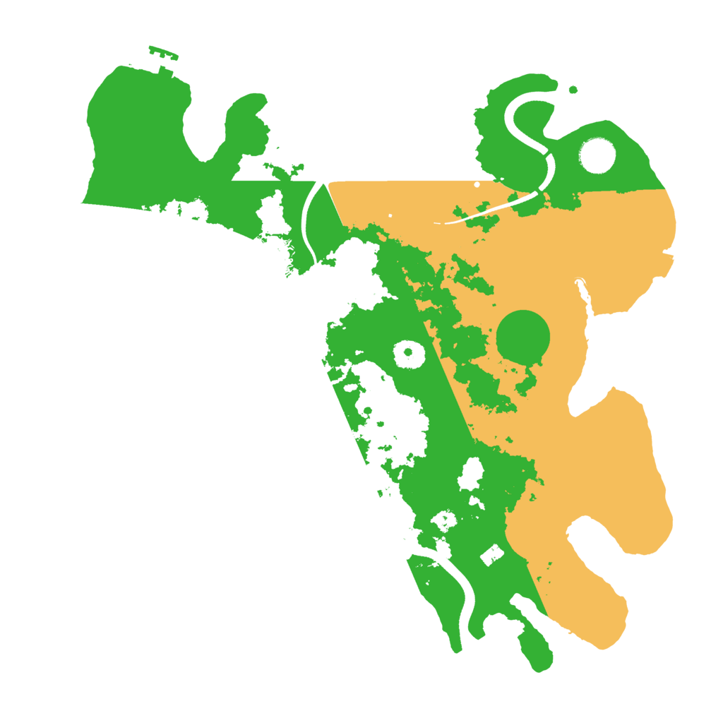 Biome Rust Map: Procedural Map, Size: 3550, Seed: 235365